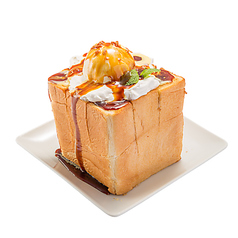 ハニトープティング　ホットカラメルソース