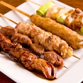 料理メニュー写真 名古屋コーチン串焼盛合
