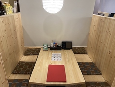 テーブル席も8名様までご利用出来ます!!