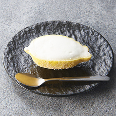 丸ごとレモンのシャーベット