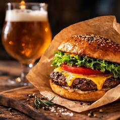 ハンバーガー×クラフトビールで今夜は決まり！