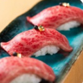料理メニュー写真&nbsp;和牛肉寿司1貫