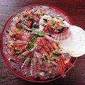 料理メニュー写真 本日鮮魚のカルパッチョ盛り合わせ