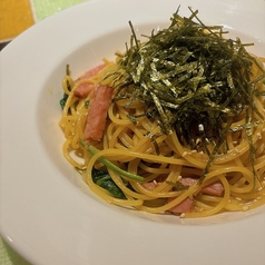 ベーコンとほうれん草の和風パスタ