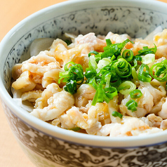 鶏皮の照り焼き丼