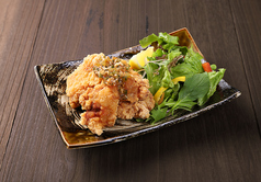 鶏のから揚げ　山形のだしソース