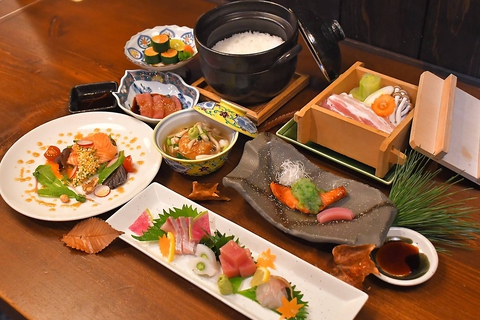 季節を感じられる食材×高知の日本酒　旬の新鮮鮮魚や国産牛を味わってみてください