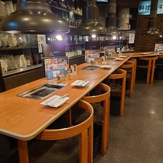 カウンター席は２名様用×４卓、１名様用×１卓ございます。カウンター席をご希望のお客様はご要望欄に「カウンター席希望」と明記してください。(当日の予約状況によっては別の種類の席のご用意の可能性がございます。予めご了承ください。)