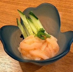 イカ刺明太和え