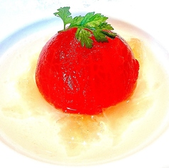 丸ごとフルーツトマトゼリー寄せ