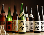 全国からの厳選地酒40種以上