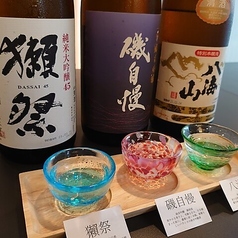 日本酒3種飲み比べ