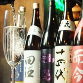 日本酒はワイングラスで提供☆