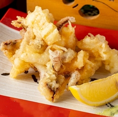 活いかの天ぷら