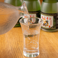 お茶漬けとの相性も抜群◎厳選した日本酒や焼酎をご用意