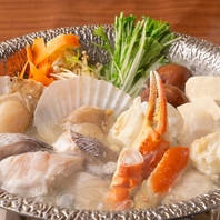 当店自慢の食材とこだわり鍋をたっぷりとご堪能ください