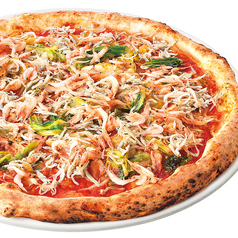 釡揚げしらすと桜海老のピッツァ S/M/L