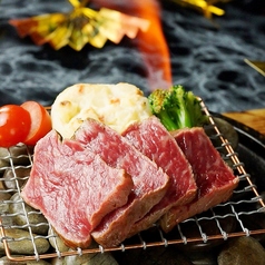 仙台牛サーロインの石焼き