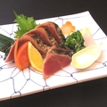 料理メニュー写真 藁焼き 鰹塩タタキ
