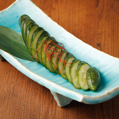 胡瓜の一本漬け