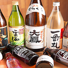 蕎麦屋だからこその充実の蕎麦焼酎！