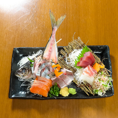 おまかせお造り五種盛り合わせ