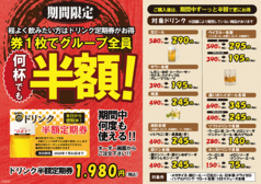 お好み焼は ここやねん 八日市店のおすすめドリンク1