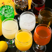 【嬉しい♪豊富なドリンクメニュー】当店では豊富なドリンクメニューがございます☆お子様やお酒が苦手なお客様はもちろん、お車でお越しのお客様にも楽しんでいただけるよう、ソフトドリンクにノンアルコールも充実しておりますので、是非お食事とあわせてお楽しみくださいませ☆