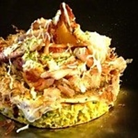 分厚いのにフワフワ！具材の旨みが凝縮したお好み焼き◎