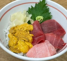 生うに二色丼(大)