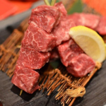 福島牛や伊達鶏、エゴマ豚の串焼きや馬刺しなど種類豊富なお料理を召し上がれ♪