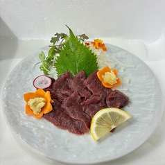 馬肉赤身の刺身