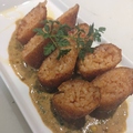 料理メニュー写真&nbsp;ライスコロッケ海苔クリームソース