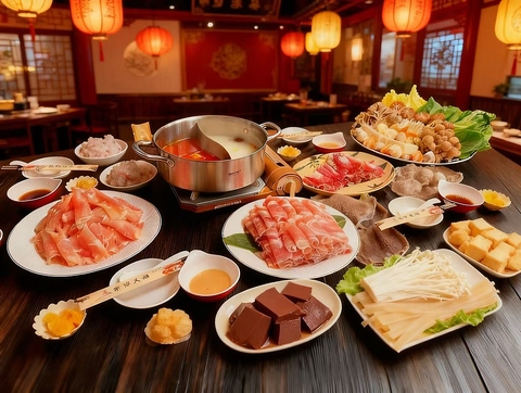 旨辛火鍋と絶品中華が楽しめる店。本番の味をお楽しみ下さい！各種ご宴会にもok