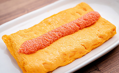 だし巻き卵の明太クリーム添え