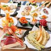 その日仕入れた海鮮・野菜を使用した天ぷらや海鮮料理などの他にも、居酒屋ならではの一品料理や海鮮料理などもご提供しております。