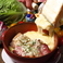 熱々の♪北海道十勝産とろ～り濃厚ラクレットチーズがけ…自家製マッシュポテトとベーコンチキンオーブン焼