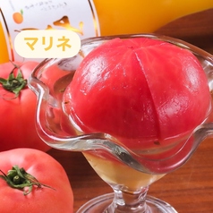 こだわりトマトのマリネ。健康・美肌に良い・蜂蜜やお酢