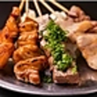 希少部位を惜しみなく使った串焼きが絶品