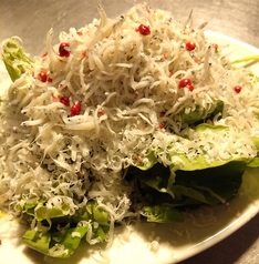 しらすとルッコラのサラダ