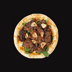 Garlic Beef－ガーリックビーフピザ（1枚）