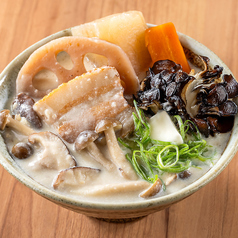 季節のきのこクリームとん汁