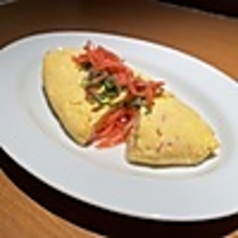 だし香る紅オムレツ
