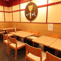 【料理を囲んで絶品粉もん】ご家族やご友人と宴会もOK！