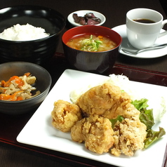 若鶏唐揚定食(唐揚5個)
