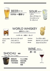 世界のウィスキー5種・焼酎4種・ワイン(赤・白)・日本酒が増えます! ※画像は一部です。