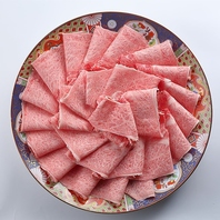 ご注文頂いてから牛肉をスライス！