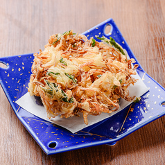 ガリと大葉のかき揚げ