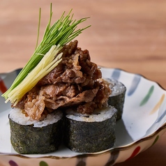 近江牛しぐれ煮と芽葱