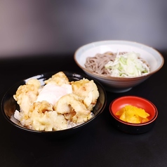 鳥天丼セット